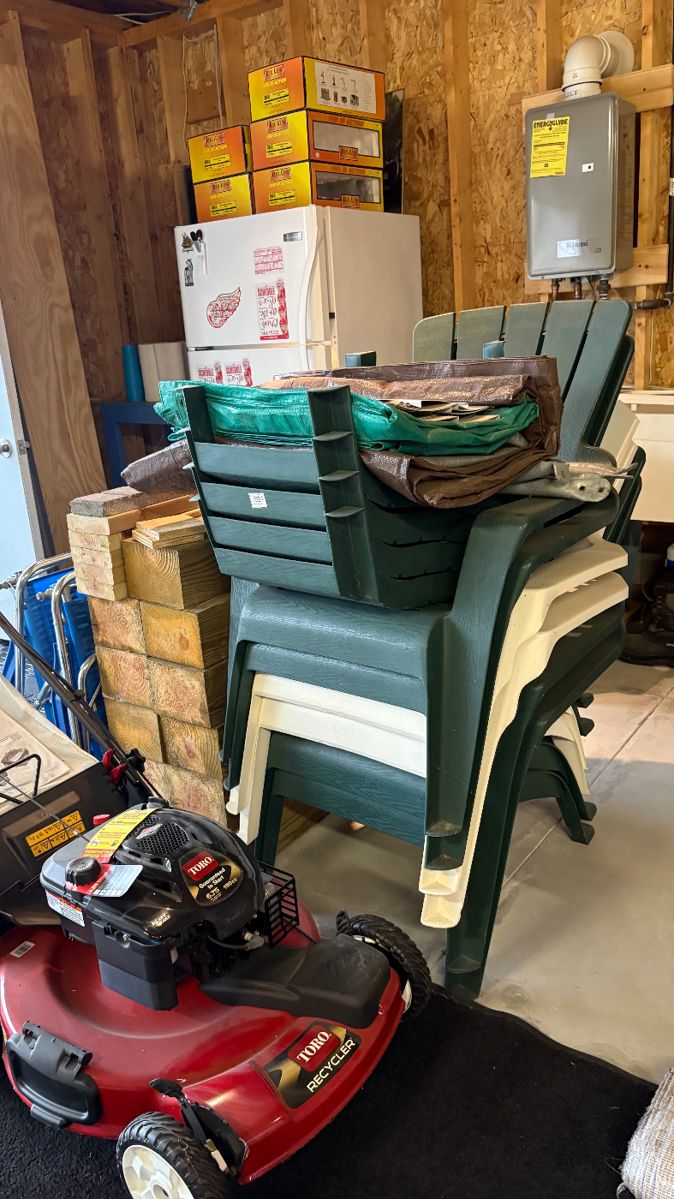 Adirondack Chairs New with side tables