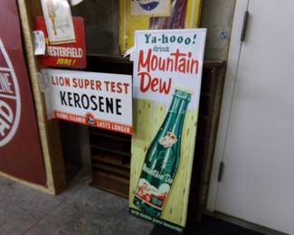 MTN Dew repop sign, great shape! Budget friendly! 
