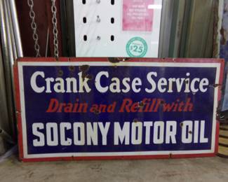 Original Socony Motor Oil sign