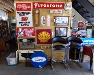 Various signs and thermometers for every budget! 