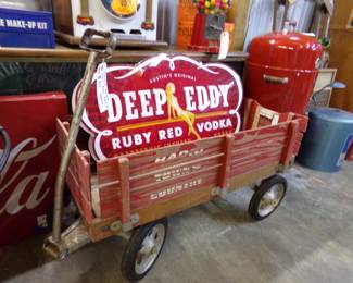 Old Radio Flyer wagon 