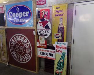 ORIGINAL Pepsi sign! Flange signs, Mtn Dew Repop