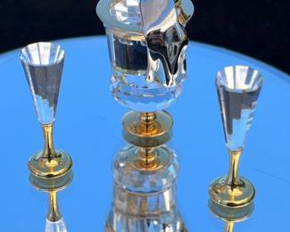 153 SwarovskiCrystalTINYChampagneSet