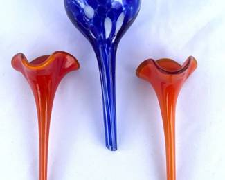 56 HandBlownGlassFlowerPotWaterers