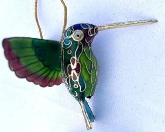 46 TinyCloisonnStyledHummingbirds