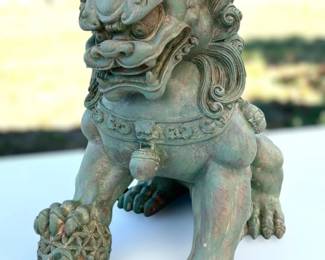 82 ResinFooDogStatue