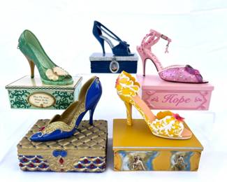 172 HamiltonCollectionMiniatureCollectibleHighHeeledShoes