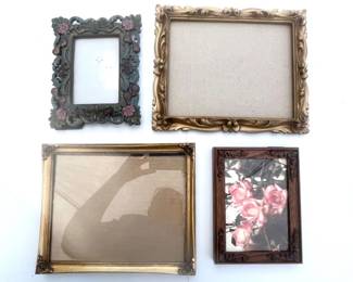 81 VintageCarvedWoodandWoodStyledFrames
