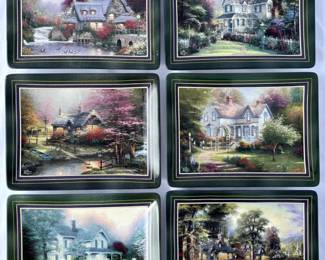 141 BradfordExchangeThomasKinkadeHometownMemoriesSeriesPlates