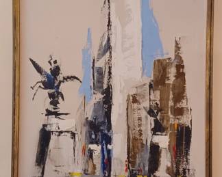 Vintage oil painting
