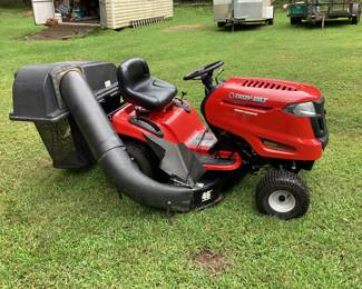 TROY BILT SUPER BRONCO MOWER, 46'', KOHLER 20HP ENGINE WITH BAGGER