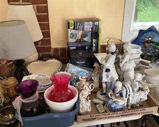 ELECTRONICS, GPS, FIGURINES, LAMPS