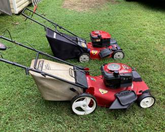 PUSH MOWERS, TROY BILT & CRAFTSMAN SELF PROPELLED