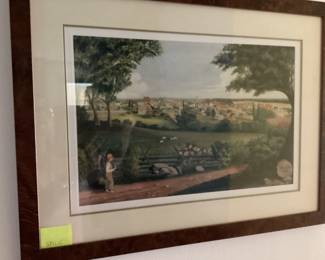 MORAVIAN FRAMED PRINT
