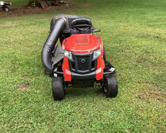 TROY BILT SUPER BRONCO MOWER, 46'', KOHLER 20HP ENGINE WITH BAGGER