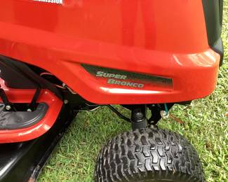 TROY BILT SUPER BRONCO MOWER, 46'', KOHLER 20HP ENGINE WITH BAGGER