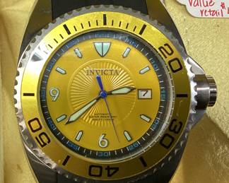 INVICTA PRO DIVER 6058 AUTOMATIC WATCH, 100M WATER RESISTANT, WITH BOX