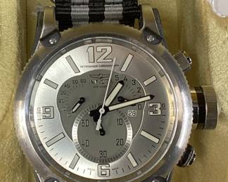 INVICTA RUSSIAN DIVER 1959 CHRONOGRAPH WATCH, MODEL 5668, 100M WATER RESISTANT, WITH BOX