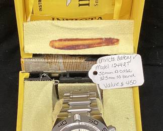  INVICTA SUBAQUA NOMA IV 12442 AUTOMATIC CHRONOGRAPH WATCH, 500M WATER RESISTANT, WITH BOX