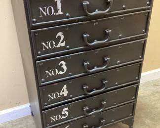 6 DRAWER METAL CABINET No shipping Pickup only