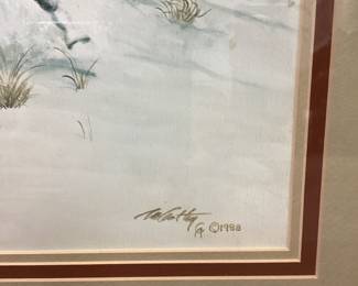 SIGNED FRANK C. McCARTHY BIG MEDICINE PRINT SIGNED FRANK C. McCARTHY BIG MEDICINE PRINT 1429/1500 W/ DOCUMENTATION FRAMED SIZE 44.5L X 31.5H
