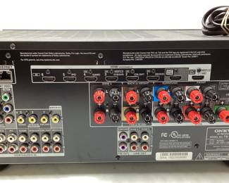 ONKYO TX-NR737 7.2 CHANNEL AV RECEIVER w WI-FI, BLUETOOTH, 125 WATTS PER CHANNEL, DUAL SUB OUTPUTS