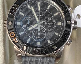 INVICTA RESERVE OCEAN SPEEDWAY AUTOMATIC CHRONOGRAPH 0741 WATCH, 100M WATER RESISTANT, WITH BOX