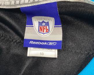 SIGNED #81 RICKY PROEHL JERSEY & VISOR AUTOGRAPHED CAROLINA PANTHERS #81 RICK PROEHL JERSEY AND AUTOGRAPHED SUN VISOR