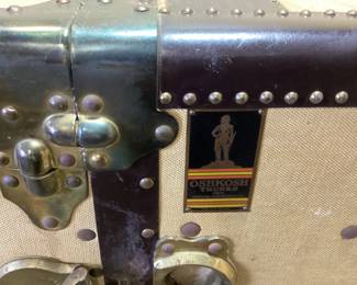 VTG. OSHKOSH CHIEF WARDROBE STEAMER TRUNK