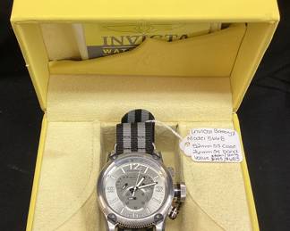 INVICTA RUSSIAN DIVER 1959 CHRONOGRAPH WATCH, MODEL 5668, 100M WATER RESISTANT, WITH BOX