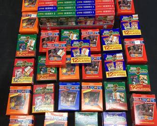 1990 NBA HOOPS & NFL FOOTBALL CARD GROUP