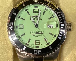 INVICTA PRO DIVER 6030 AUTOMATIC WATCH, 200M WATER RESISTANT