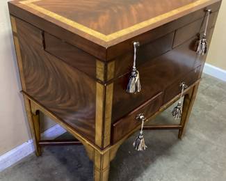 MAITLAND-SMITH MAHOGANY JEWELRY CHEST NO SHIPPING PICKUP ONLY