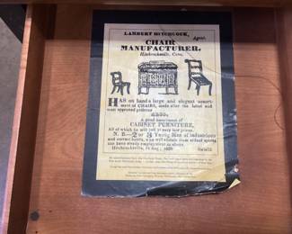HITCHCOCK MAPLE END TABLE & NICHOLS & STONE WINDSOR ARMCHAIR NO SHIPPING PICKUP ONLY
