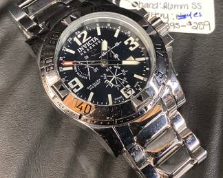 INVICTA RESERVE EXCURSION 6108 DUAL TIME WATCH, 200M WATER RESISTANT, BATTERY OPERATED, WITH CASE