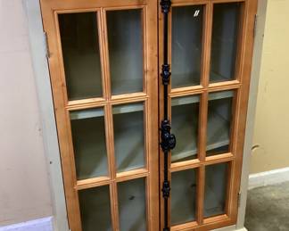 PIER 1 IMPORTS 3 SHELF CABINET #2 NO SHIPPING PICKUP ONLY