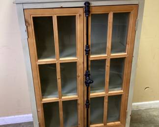  PIER 1 IMPORTS 3 SHELF CUPBOARD No shipping Pickup only