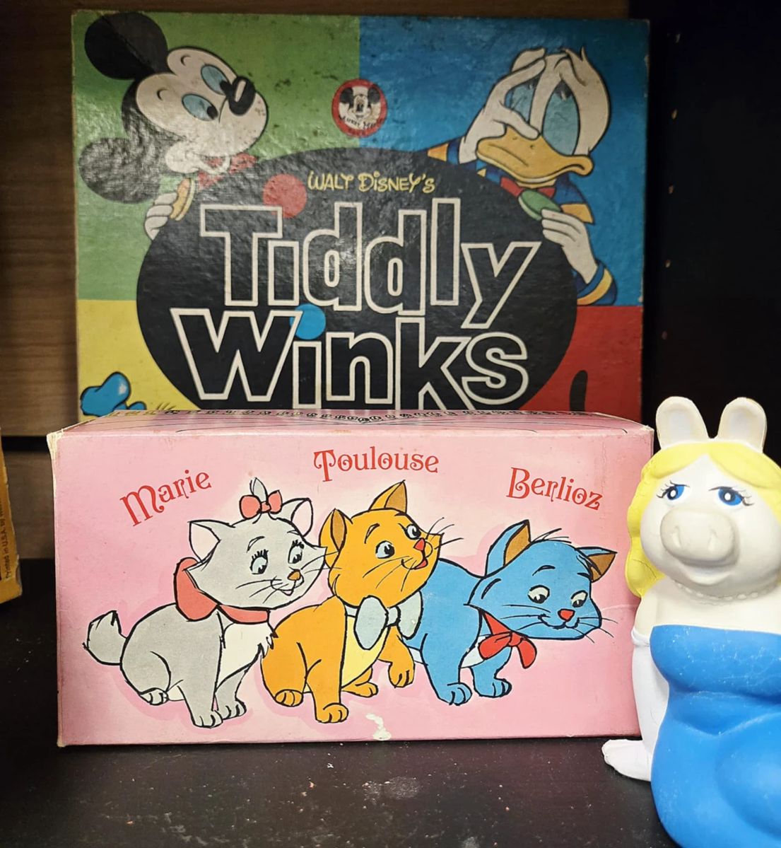 Vintage Disney Game, Aristocats Soap by Avon, Miss Piggy