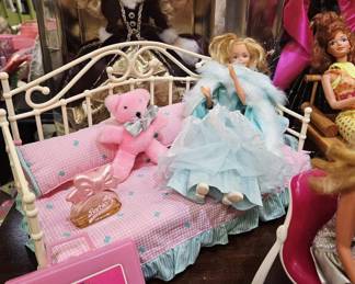 Vintage Barbie Bed