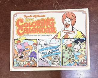Vintage McDonald's Calendar