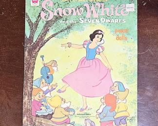 Snow White Paper Dolls, Vintage Whitman