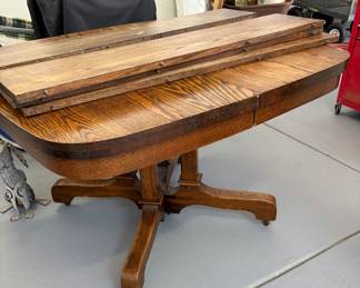 Antique table with several leaves