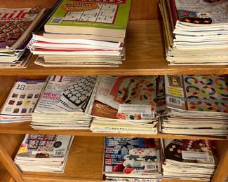 Quilting magazines