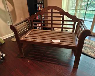 111 Chippendale Style Folding Bench 48x21x37