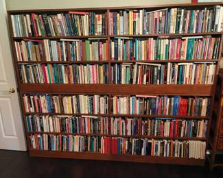 109 Pair Wooden Bookcases, can be sold separately 90x36x9