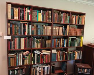211 Pair Five Shelf Wooden Bookcase, can be sold separately 42x11x88