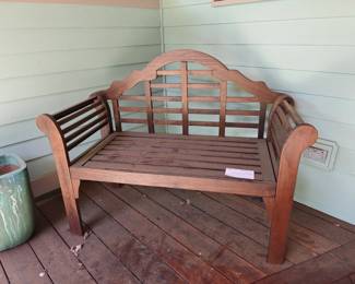 201 Chippendale Style Folding Bench 48x21x37