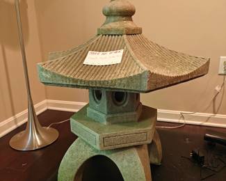 112 Cement Pagoda Garden Statue 28x28x34