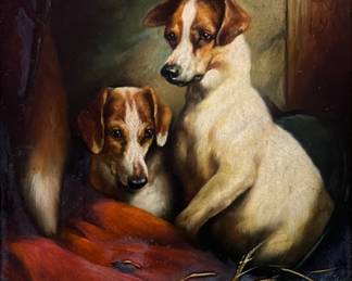 L. Cassidy ( American, 20th Century), Jack Russell Terriers, 20th Century 