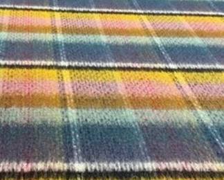 Designer PIERRE FREY Large Traditional Check Combo Wool, Mohair And Alpac Fabr. Ic (1.42 Yards) 